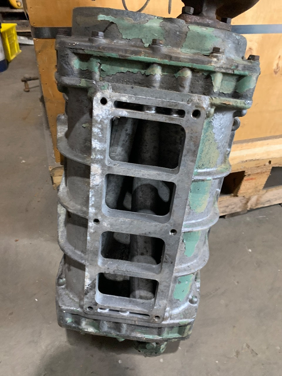 Detroit Diesel 6-71 Roots Blower with Bronze Seawater Elbow - Used Core