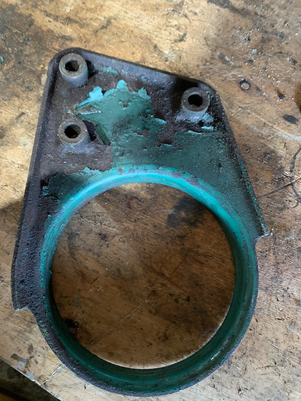 Volvo Penta 838728 Heat Exchanger End Bracket for TAMD31/TAMD41/AD41/KAD Series - Used