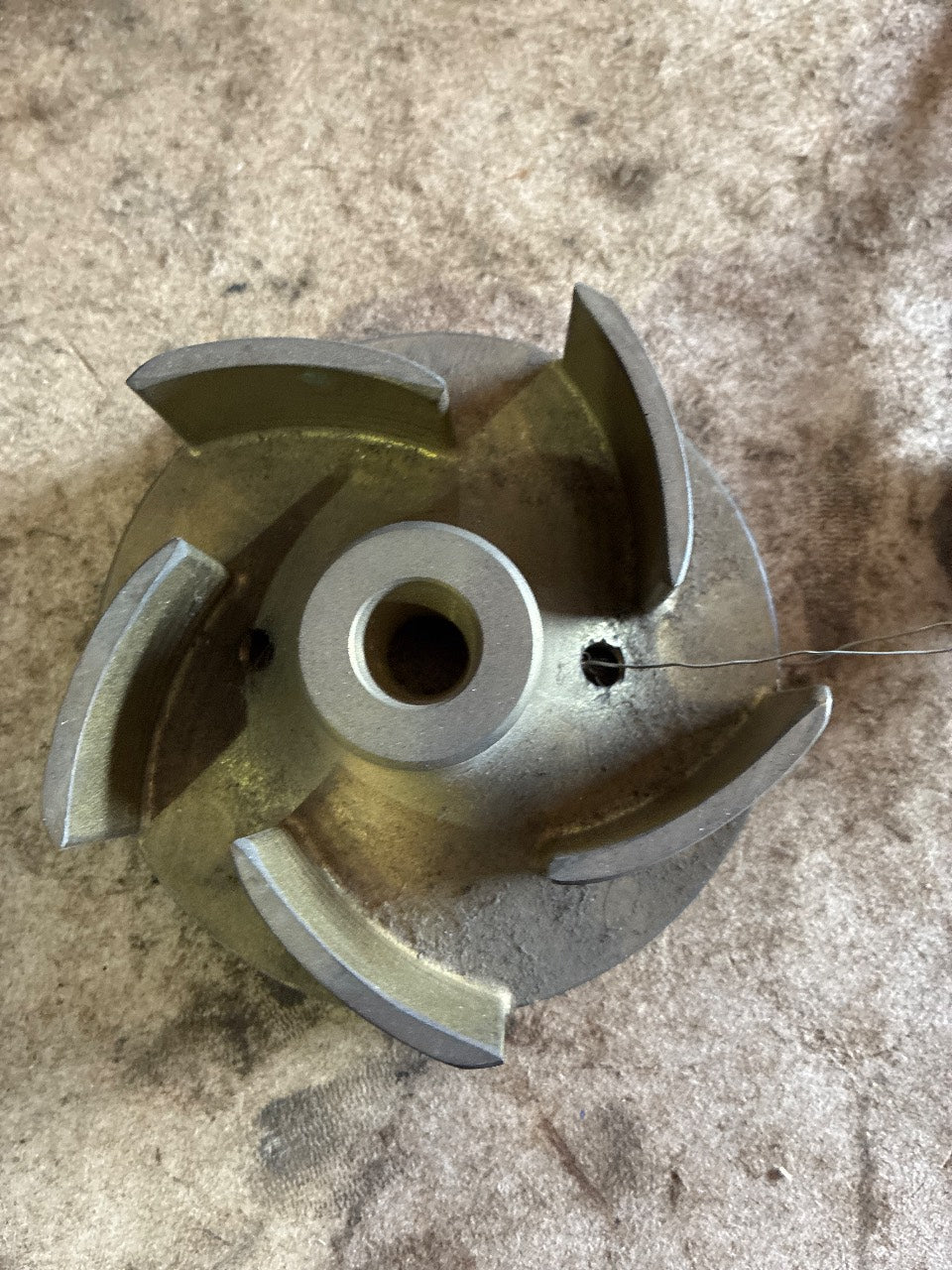 Detroit Diesel FP-23505999 Bronze Fresh Water Pump Impeller for Series 71 - Used