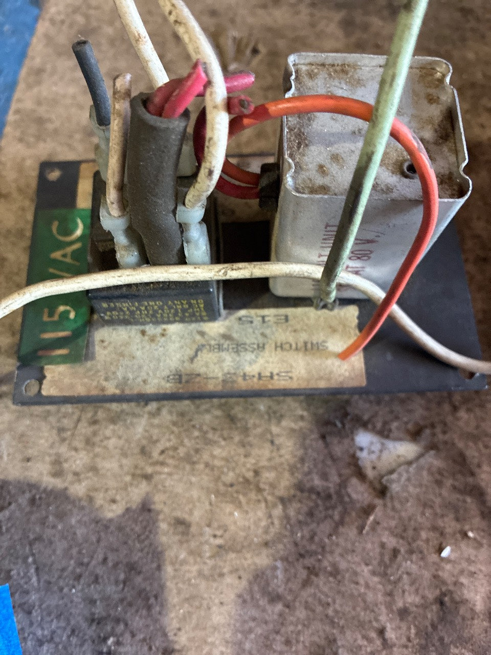 Cruisair SA43-2B Switch Assembly Fan / Heat-Cool Control Panel 115VAC - Used