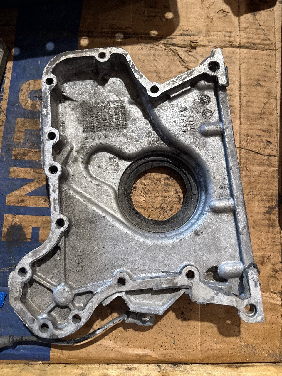 Cummins QSB 4.5 / Iveco Tector 4.5 Aluminum Front Timing Cover with Crank Seal & Speed Sensor - Used