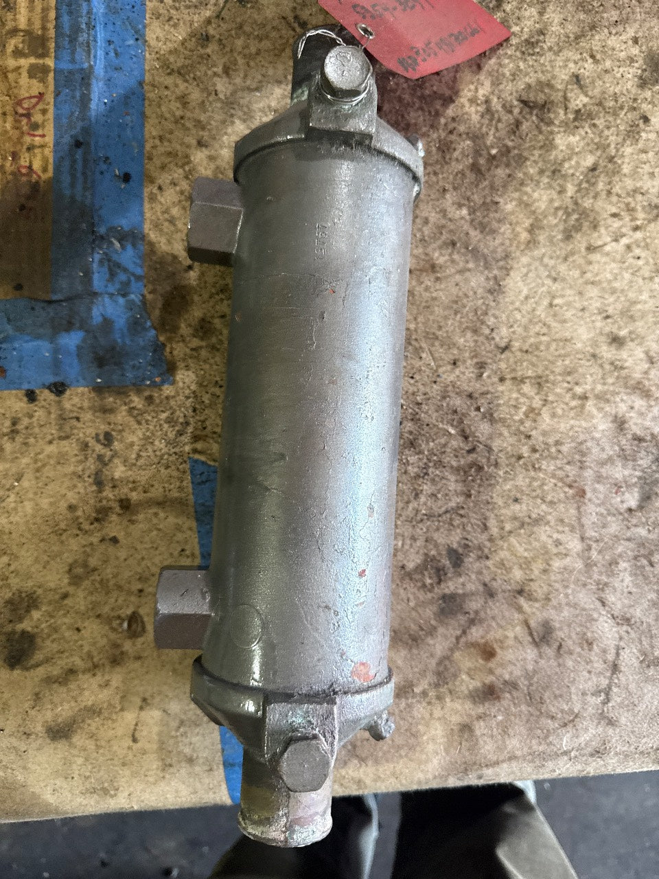 Marine Tube-and-Shell Transmission / Oil Cooler Heat Exchanger - Used