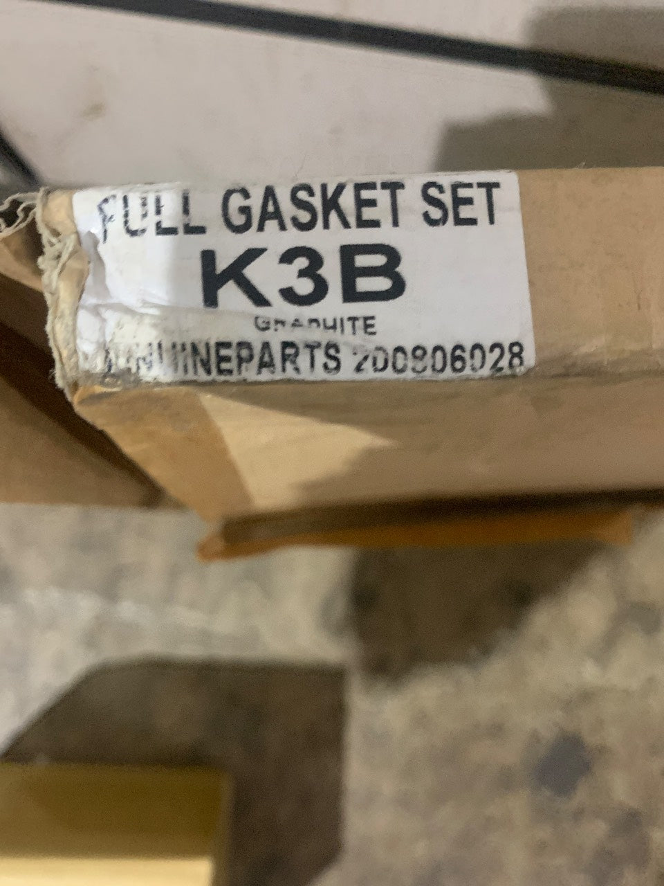 Mitsubishi K3B Full Gasket Set Graphite Head Gasket Overhaul Kit - New
