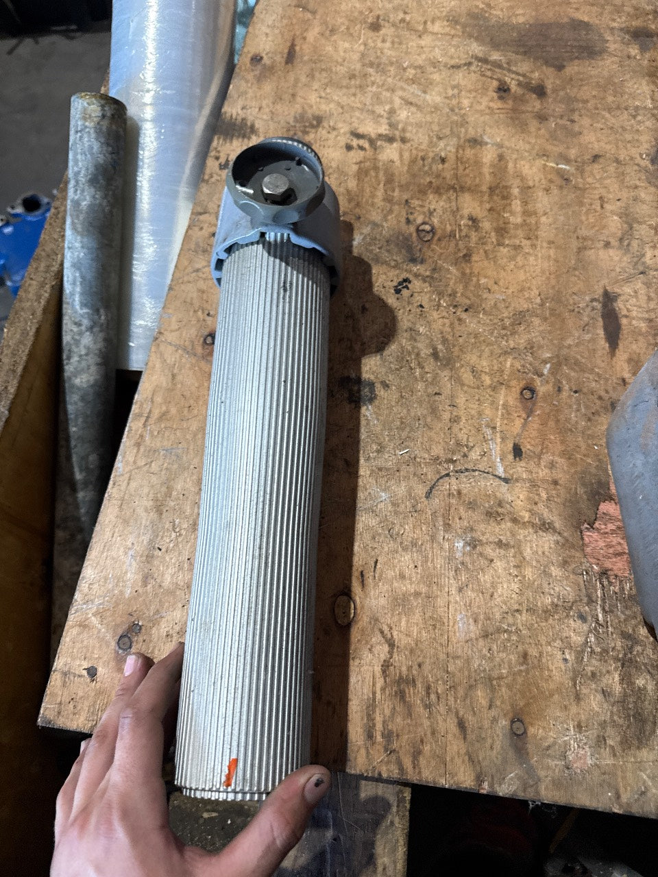 Marine Heat Exchanger Tube Bundle Core Insert with Zinc Anode Port - Used