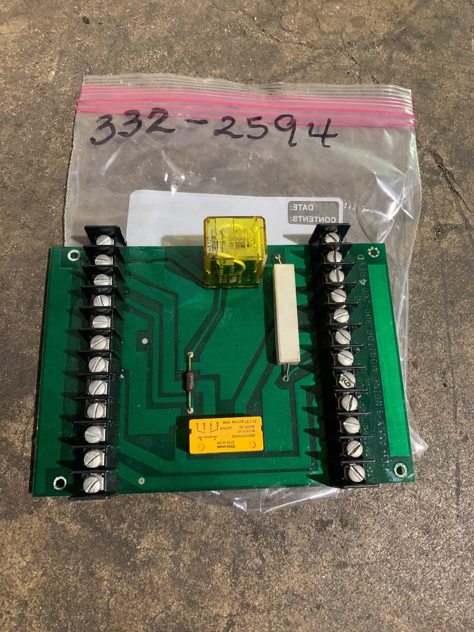 Onan 300-2604 Rev D Engine Monitor PCB Assembly - Used