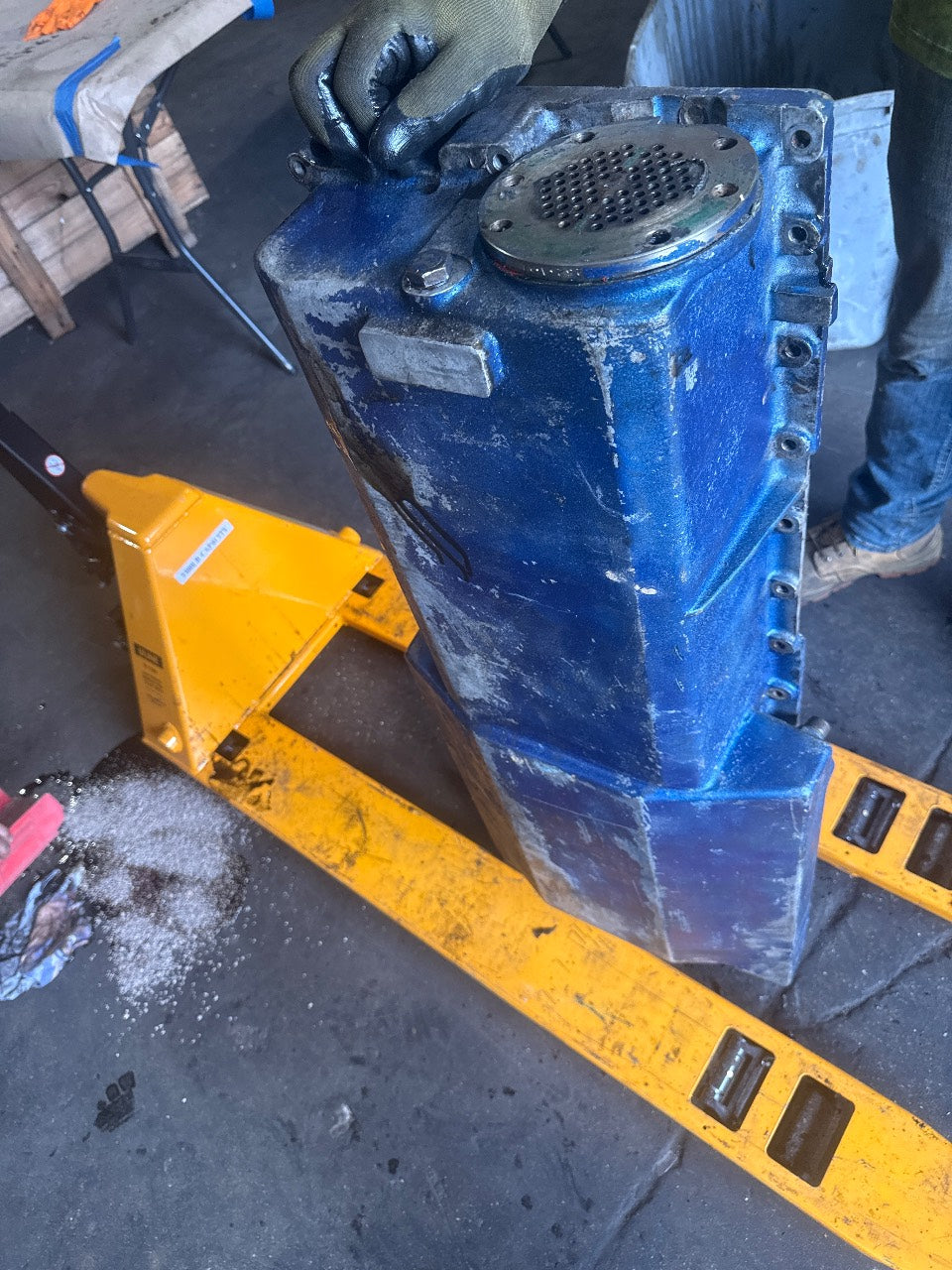 Detroit Diesel Aftercooler / Air Box Housing Assembly with Core - Used