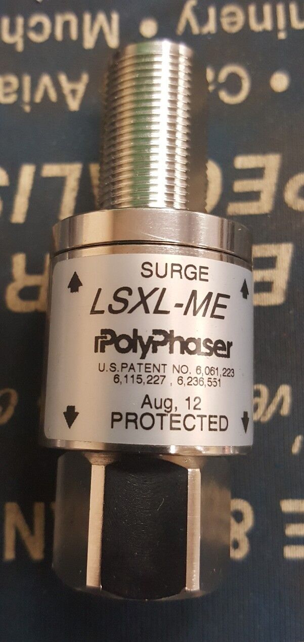 NEW Polyphaser LSXL-ME In-line EMP Surge Filter 1.8Ghz-3.8GHZ 4.2GHZ to 6.0GHZ 