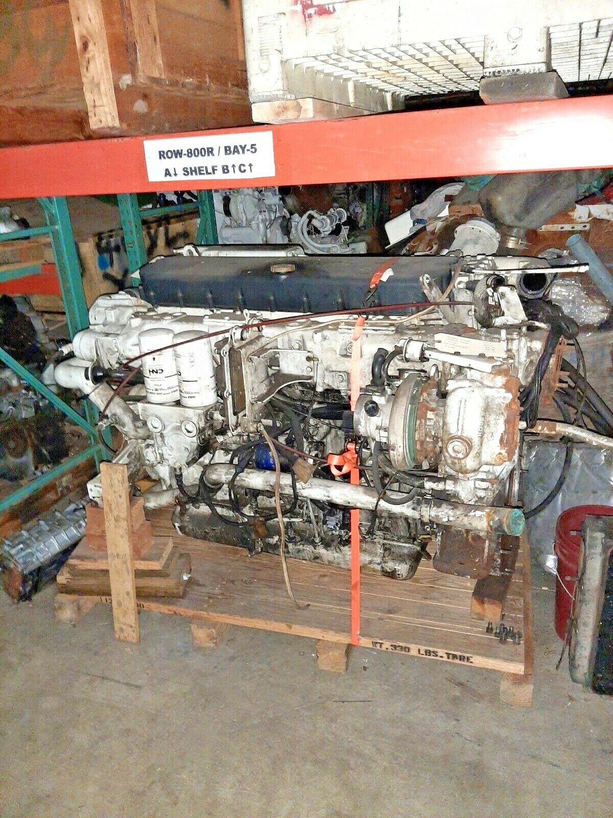 IVECO 6 CYL. MARINE DIESEL ENGINE MODEL # FHE 0686 D * F  FOR PARTS SEE DESCRIPT