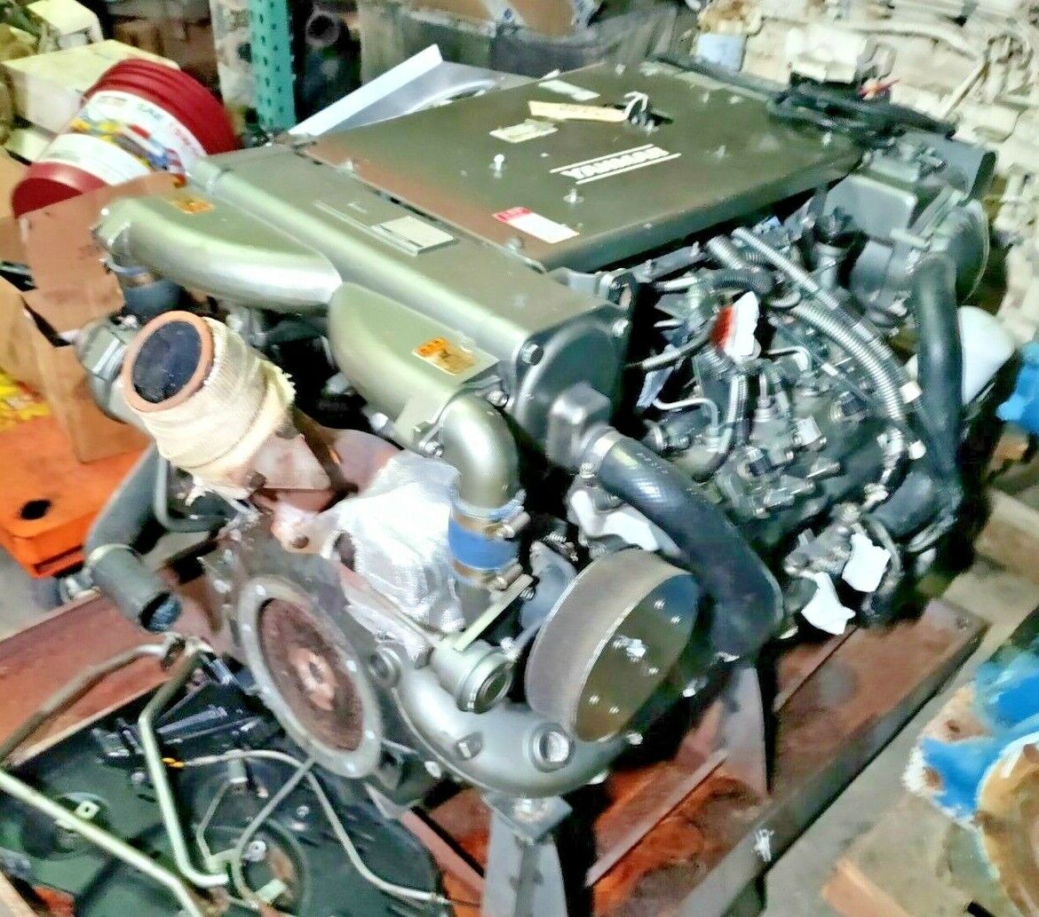 YANMAR 8LV-350 DIESEL MARINE ENGINE ( BOB-TAIL )  USED ... SEE DETAILS