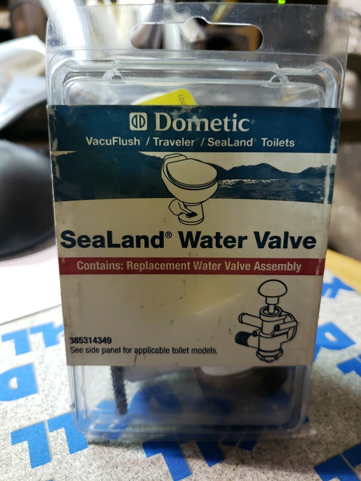 SEALAND WATER VALVE KIT FOR MARINE & RV TOILETS # 385314349 NOS FREE SHIPPING