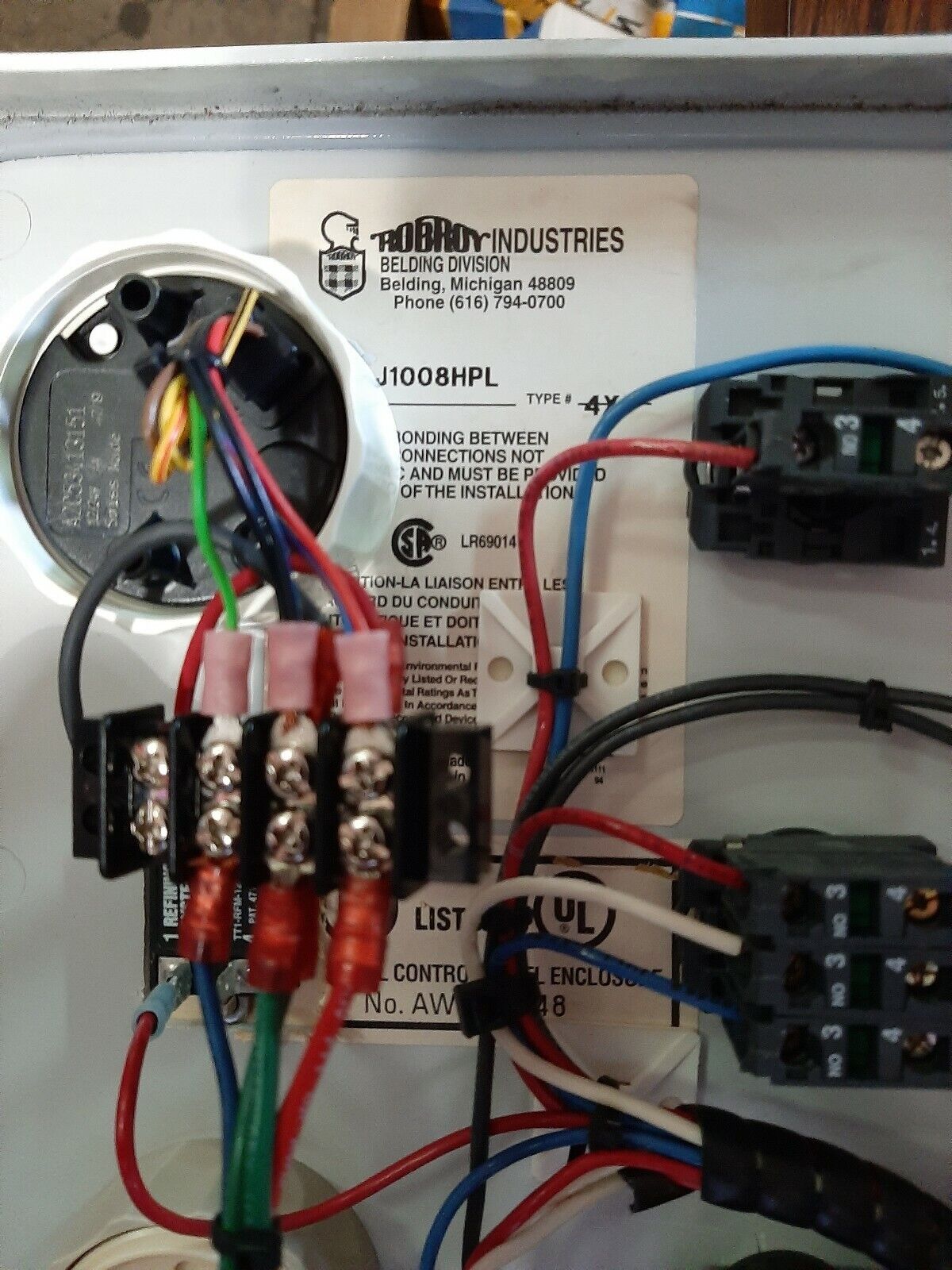 GENERATOR START / STOP CONTROL PANEL W/ GAUGES & BATTERY PARALLEL SWIT