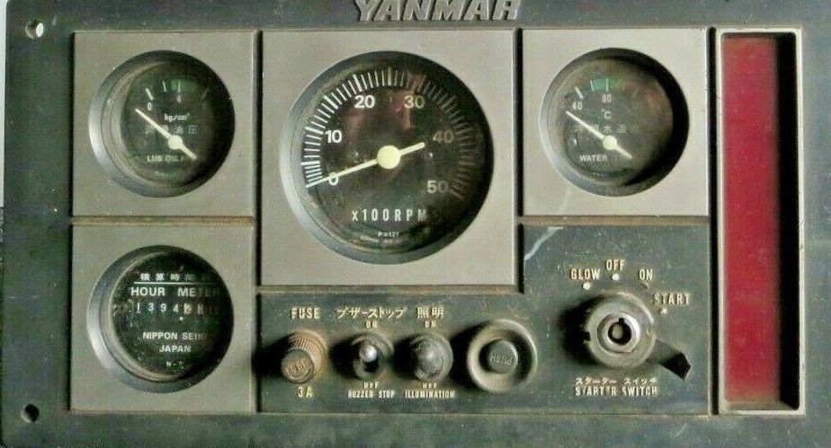 YANMAR INSTRUMENT PANEL