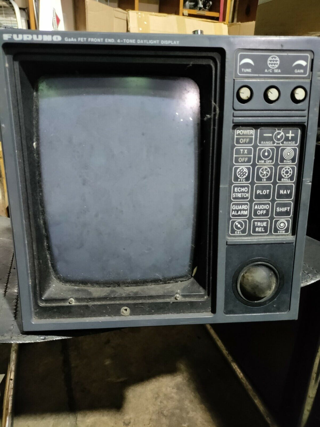 FURUNO MODEL #1940 RADAR DISPLAY UNIT TYPE RDP-078 FOR PARTS ONLY