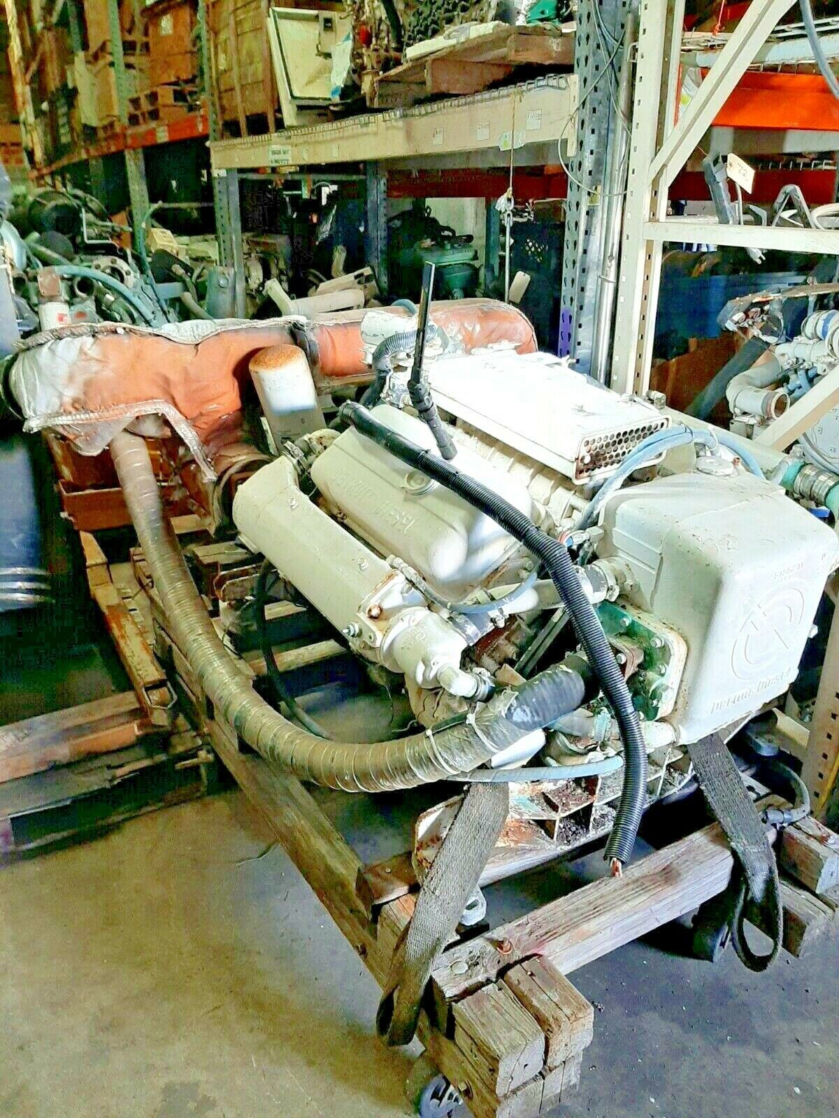 DETROIT 6V-53  DIESEL MARINE ENGINE " GREAT RUNNING TAKE-OUTS "  BOBTAIL ( USED