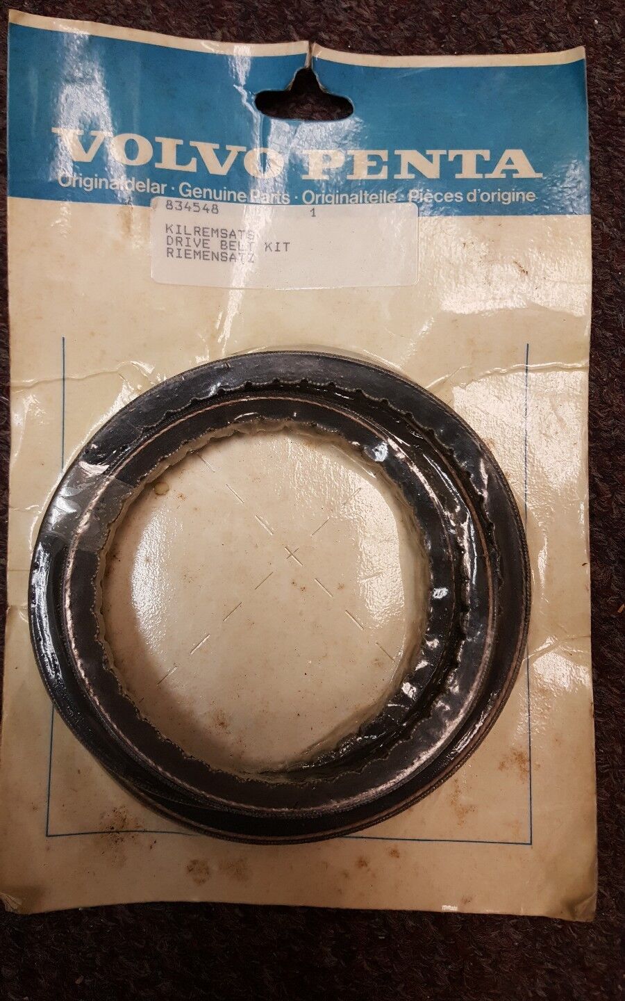 Volvo Penta  Original Marine Drive Belt  #834548 #966694