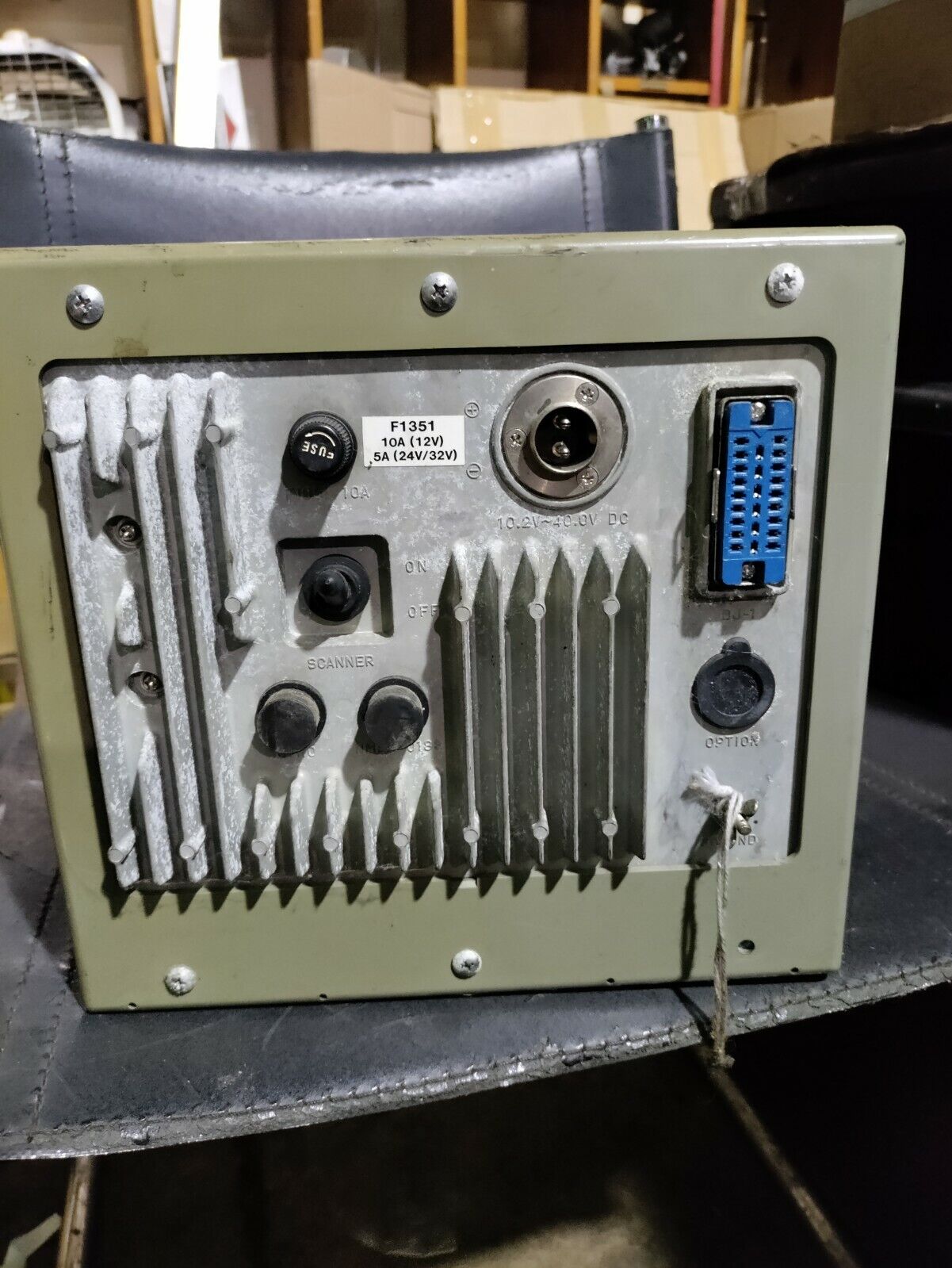 FURUNO MODEL #1940 RADAR DISPLAY UNIT TYPE RDP-078 FOR PARTS ONLY