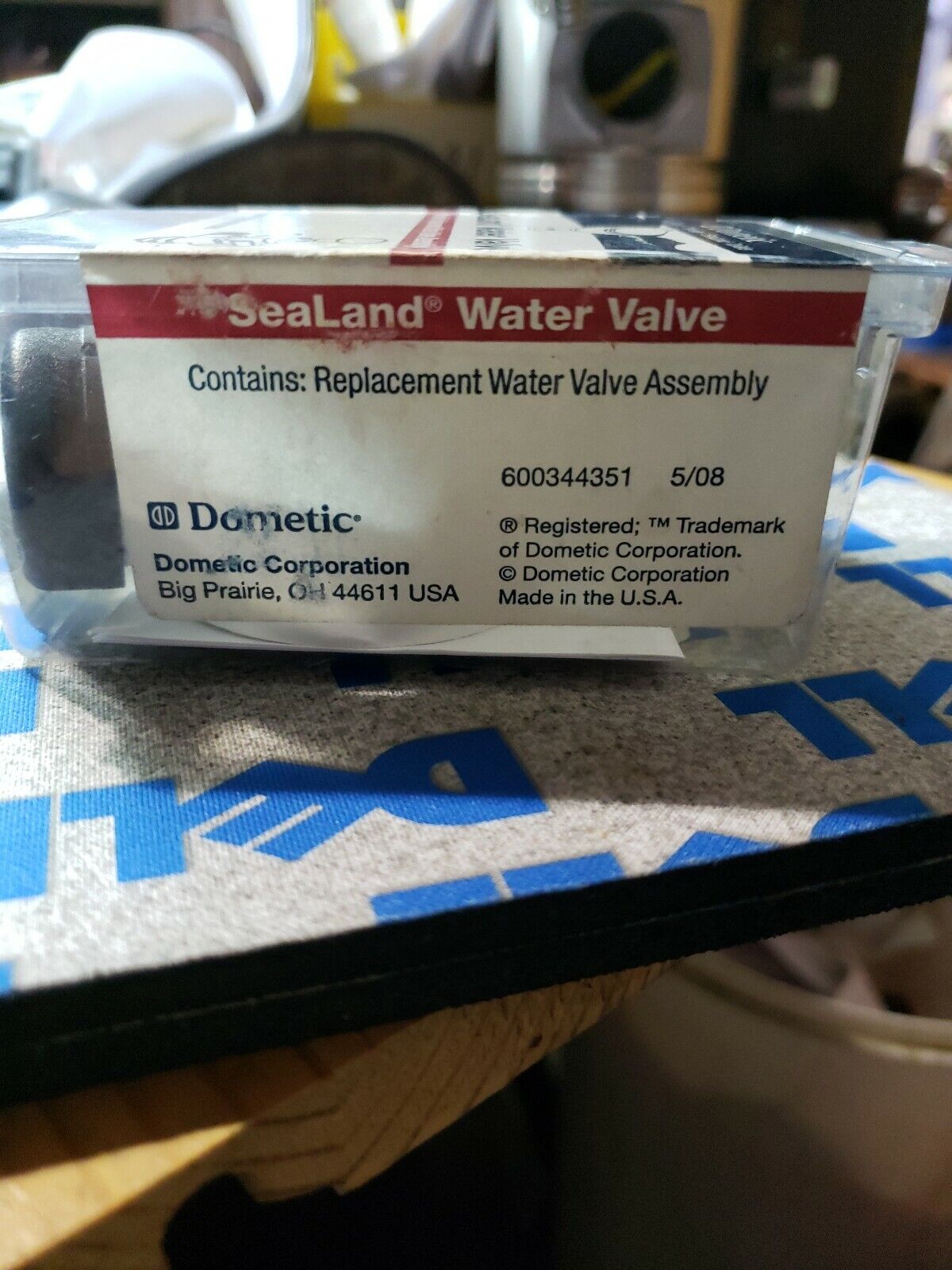 SEALAND WATER VALVE KIT FOR MARINE & RV TOILETS # 385314349 NOS FREE SHIPPING