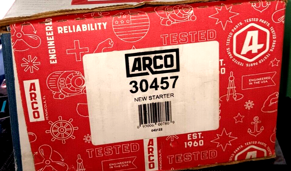 30457 ARCO MARINE STARTER,  12V,  10 TOOTH NEW IN BOX