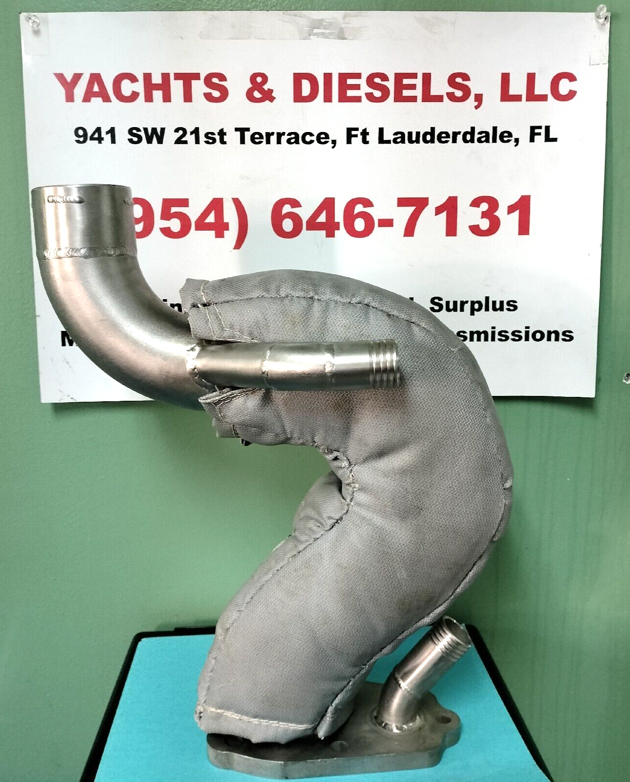 YANMAR STAINLESS STEEL WET EXHAUST REPLACEMENT ( SEE DESCRIPTION FOR PART #'S  )