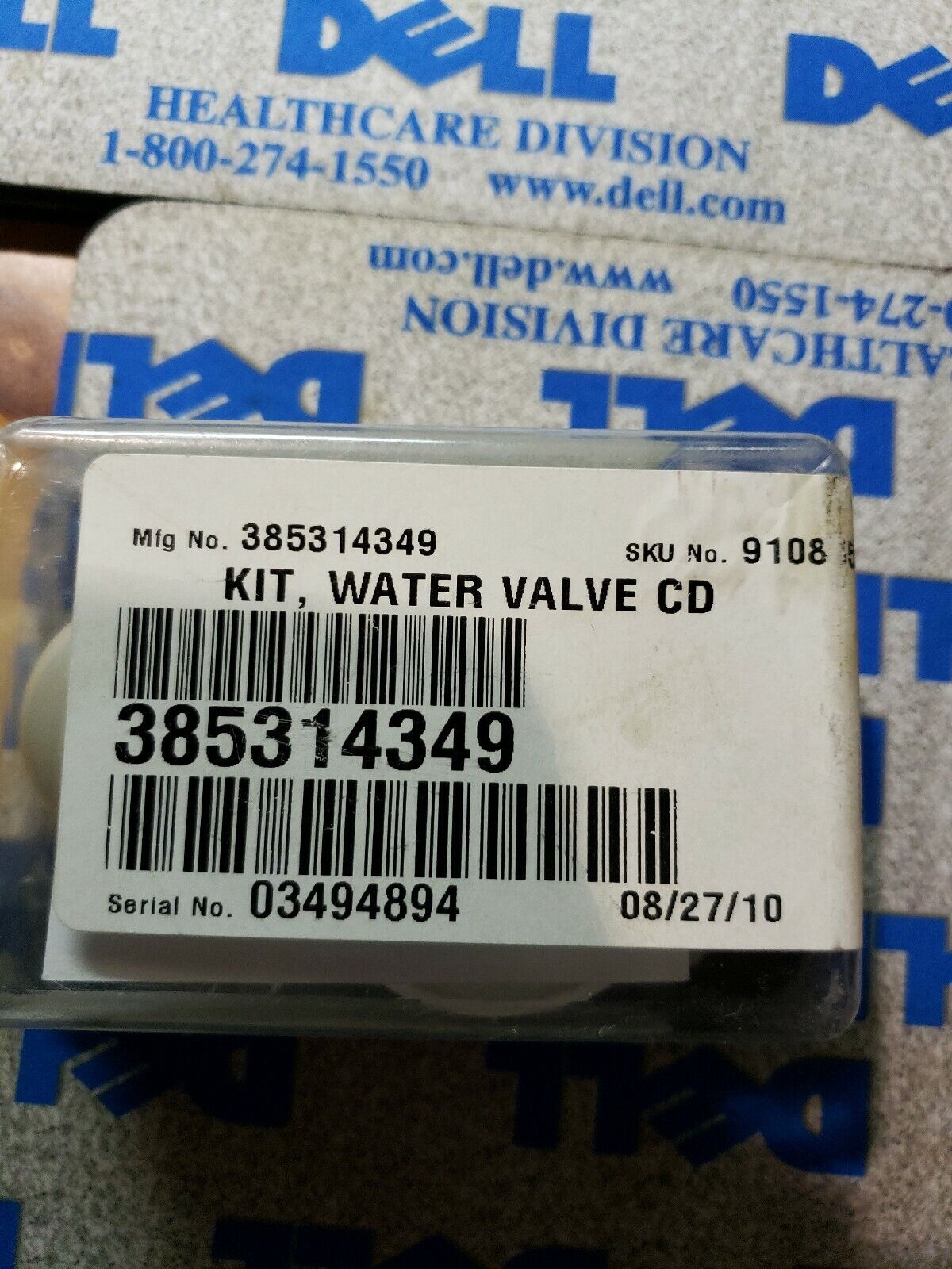 SEALAND WATER VALVE KIT FOR MARINE & RV TOILETS # 385314349 NOS FREE SHIPPING