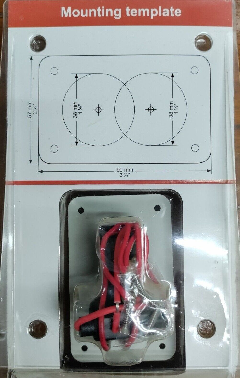 90801 ANCHOR LIFT WINDLASS CONTROL PANEL / ROCKER SWITCH PANEL w/ SAFE