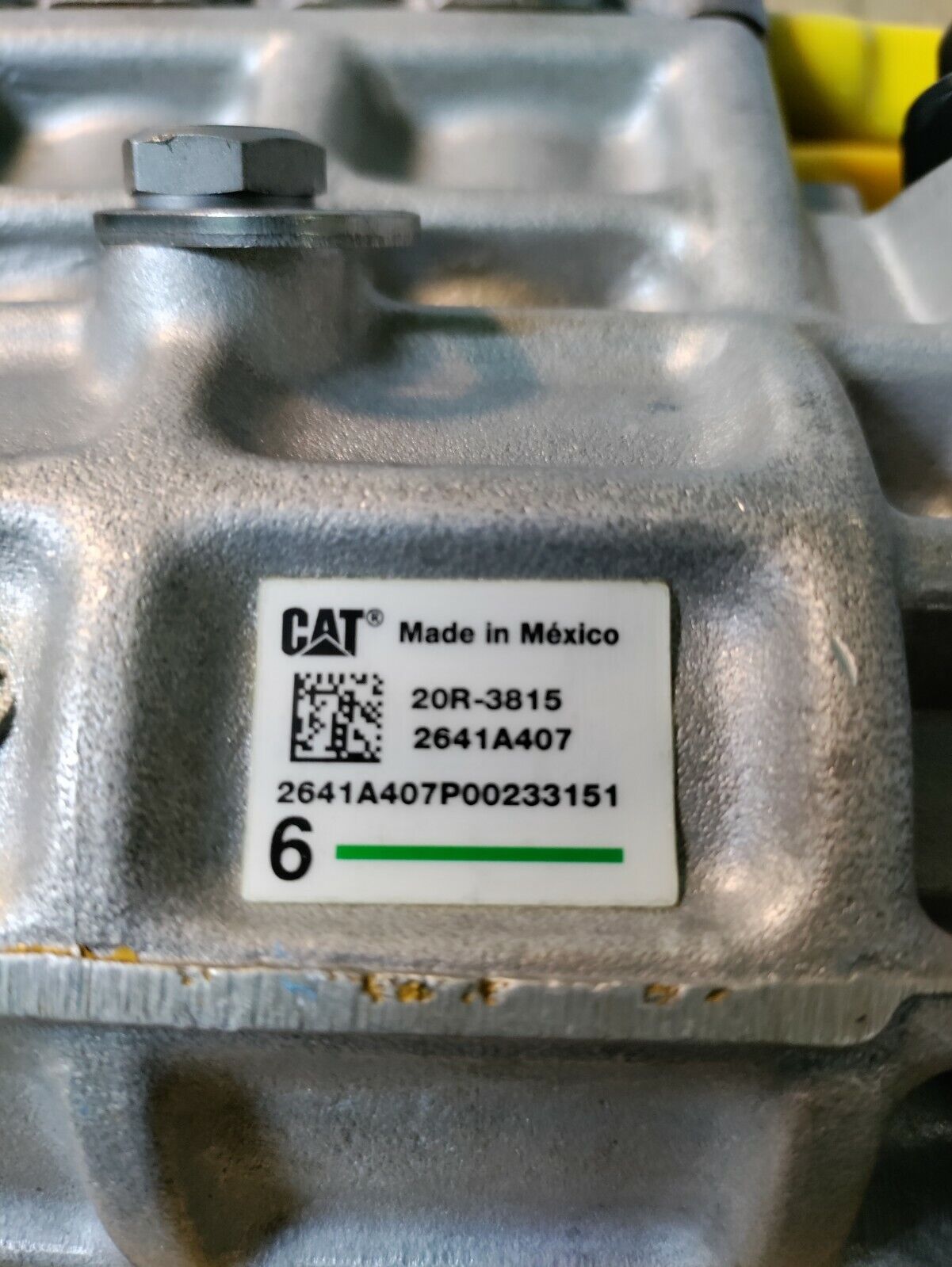 CATERPILLAR REMANUFACTURED 20R-3815 INJECTION PUMP .. IN BOX